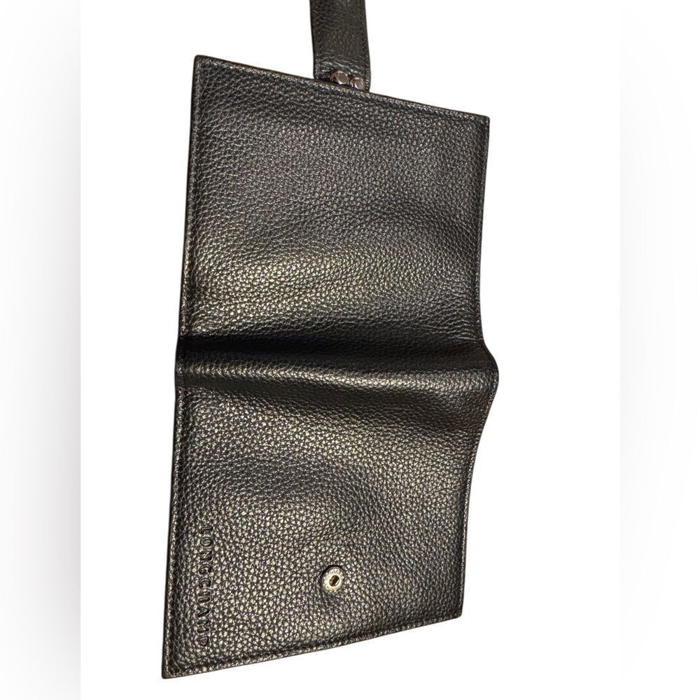 Longchamp 'Le Foulonne' Pebbled Leather Wallet